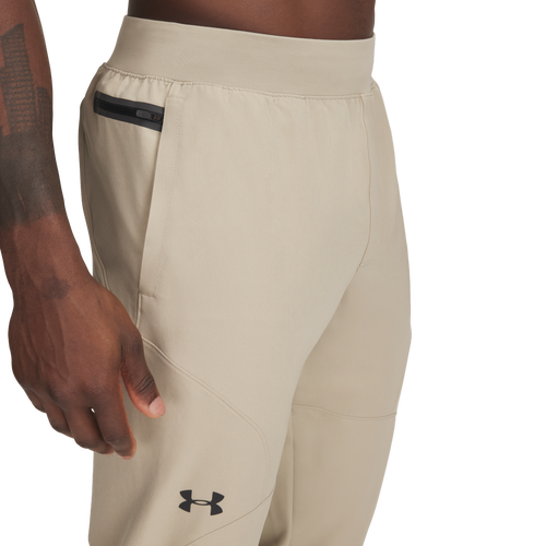 MENS - Under Armour Unstoppable Tapered Pants - City Khaki/Black