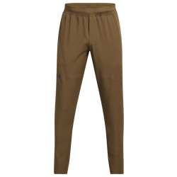 Men's - Under Armour Unstoppable Tapered Pants - Coyote/Black