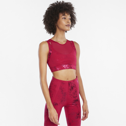 Women's - PUMA Luxe Elevate Bra - Red/Red