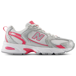 Women's - New Balance 530  - Silver Metallic/Dragon Berry/White