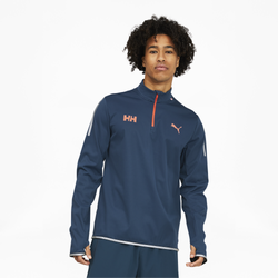 Men's - PUMA x Helly Hansen Quarter-Zip - Navy/Navy