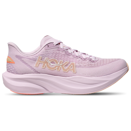 HOKA Women's Mach 7 Running Shoes, Size 10, Lilac Cream/Tangerine Glow