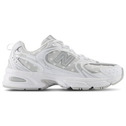 Women's - New Balance 530  - White/Silver Metallic