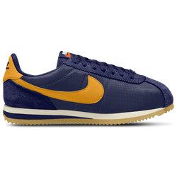 Women's - Nike Cortez TXT  - Navy/Gold/Brown