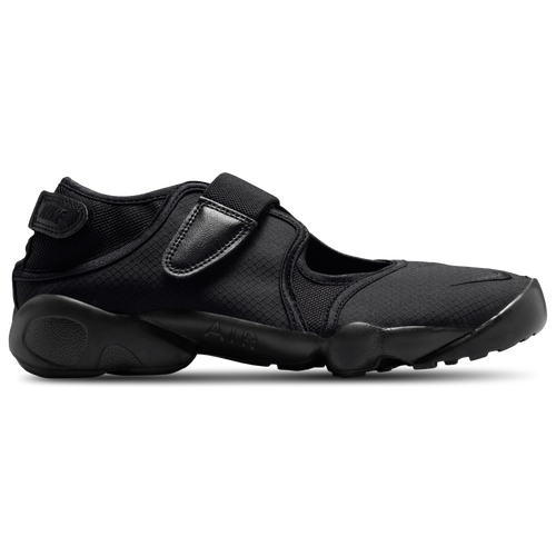 Womens Nike Air Rift Breathe Athletic Shoe - Black / Black / White