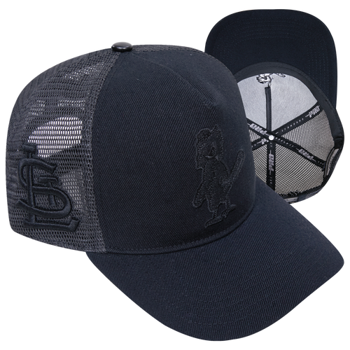 

Pro Standard Mens Pro Standard Cardinals Classic Pinch Front Trucker - Mens Black/Black Size One Size