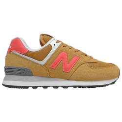 Women's - New Balance 574  - Brown/Red