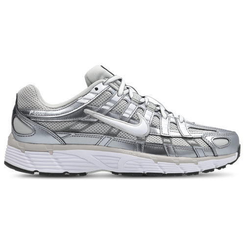 Nike Women's P-6000 - Running Shoes Size 06.5 - Gray Fog/White/Metallic Cool Gray
