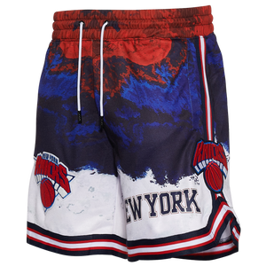 Mitchell & Ness Mens Knicks CNY Shorts - Navy/Gold Size S