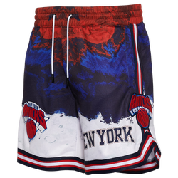 Men's - Pro Standard NBA Pro Team Logo Dip Dye Shorts - Red/Blue