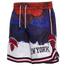 Pro Standard NBA Pro Team Logo Dip Dye Shorts - Men's Red/Blue