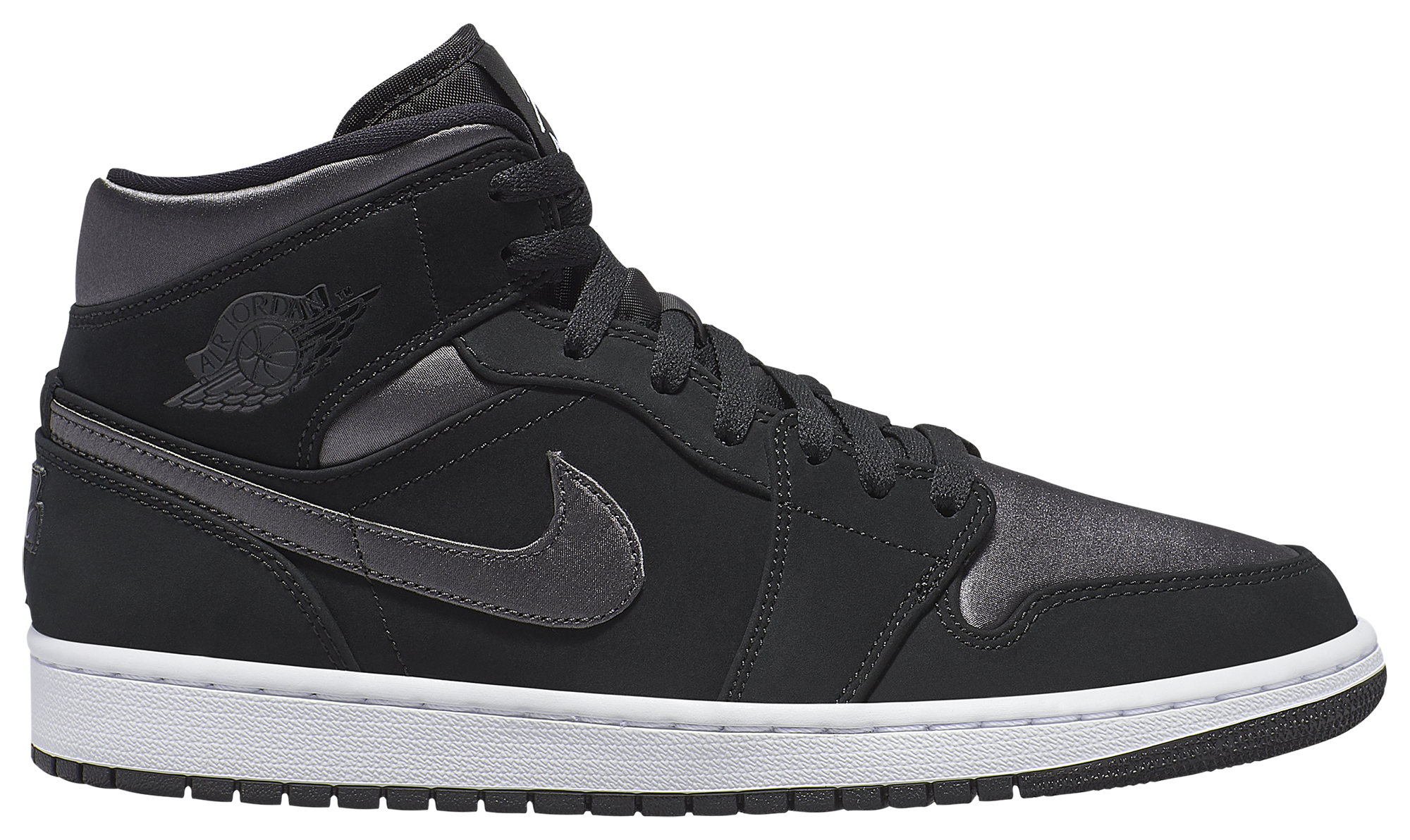 jordan aj 1 mid se black
