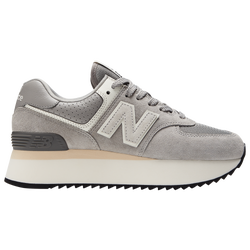 Women's - New Balance 574 Stacked  - Grey/Grey