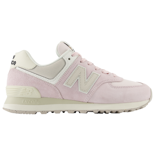 New balance women's 574 rose gold casual sneakers hotsell