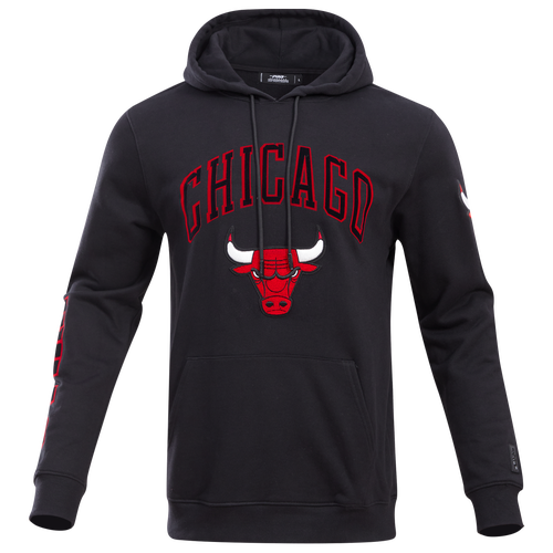  - Pro Standard BULLS CLASSIC BRISTLE FLC PO HOODIE - Black