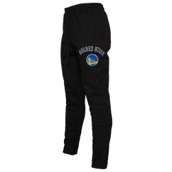 Men's - Pro Standard Warriors Stacked Logo Hoodie - Black/Black