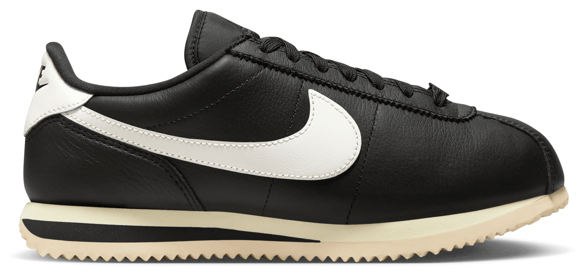 Nike cortez gray and black best sale