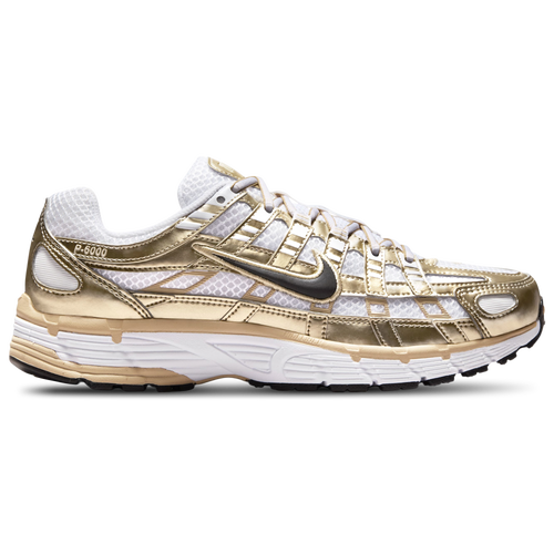 Nike Women's P-6000 - Running Shoes Size 06.5 - White/Gold/Black