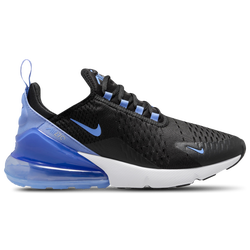 Women's - Nike Air Max 270  - Black/Royal Pulse/Metallic Silver