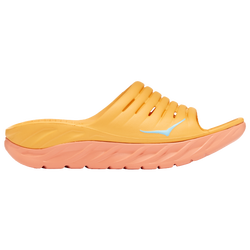 Women's - HOKA Ora Recovery Slide - Amber Yellow/Shell Coral
