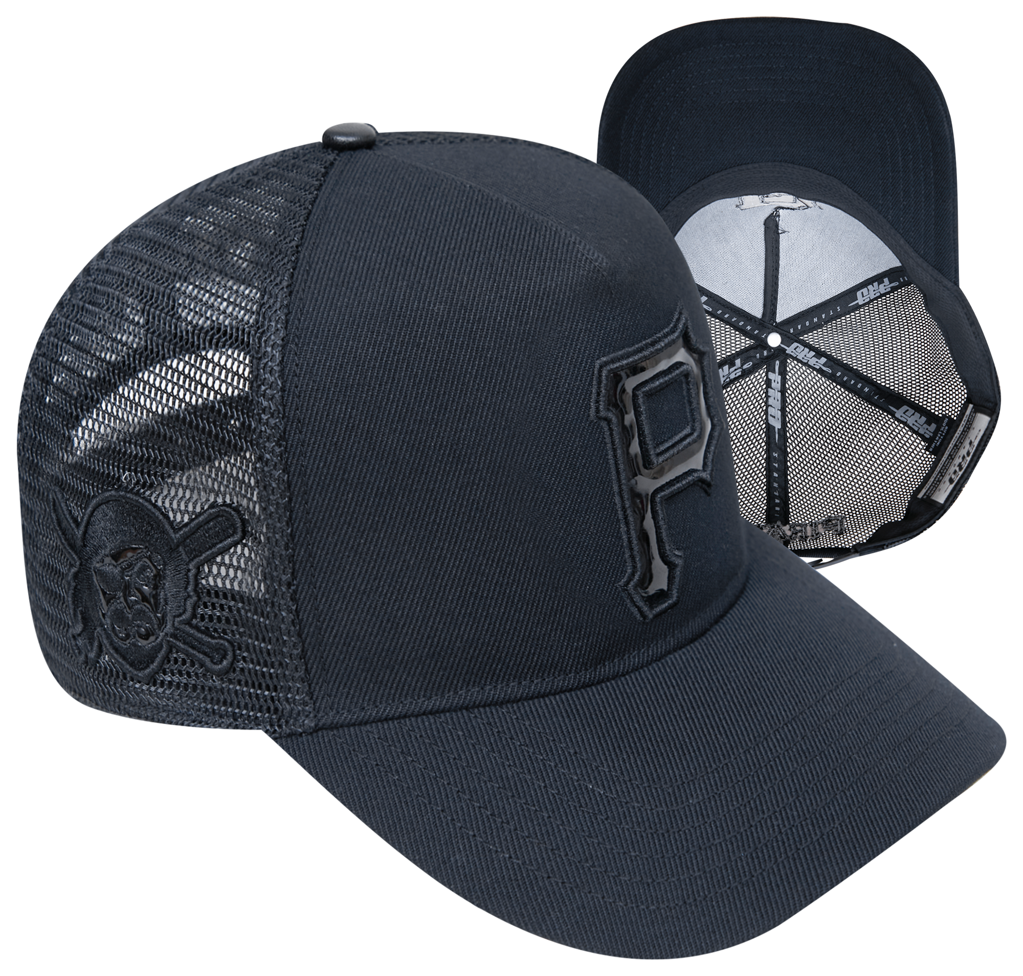 Vintage Pittsburgh Pirates MLB Mesh Trucker SnapBack Cap Hat True