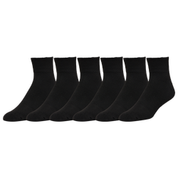 Men's - CSG 6 Pack Quarter Socks  - Black/Black