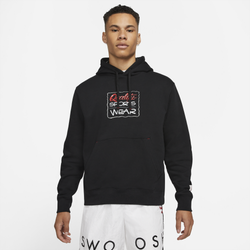 Men's - Nike Gel Bodega Hoodie - Black/Red