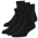 LCKR Athletic Half Cushion Quarter Socks  - Men's Black