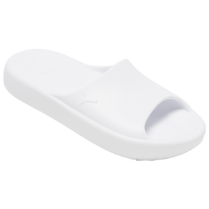 Puma slides hot sale white clear