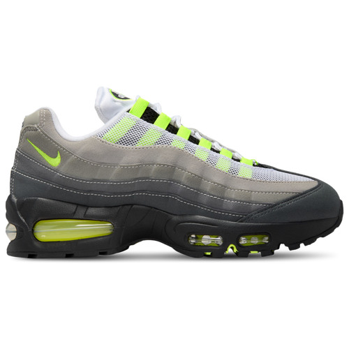 Nike Women's Air Max 95 - Running Shoes Size 08.0 - Anthracite/Neon Yellow/Black