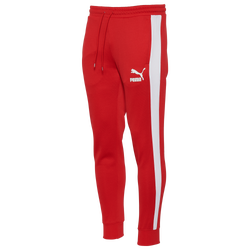 Men's - PUMA Iconic T7 Track Pants - High Risk Red/White