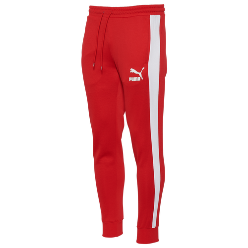 

PUMA Mens PUMA Iconic T7 Track Pants - Mens High Risk Red/White Size L