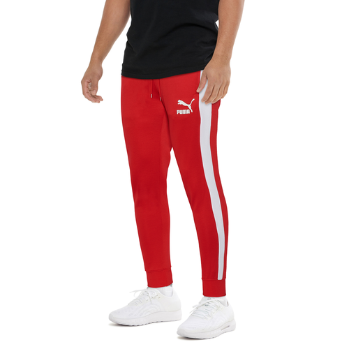 

PUMA Mens PUMA Iconic T7 Track Pants - Mens High Risk Red/White Size S
