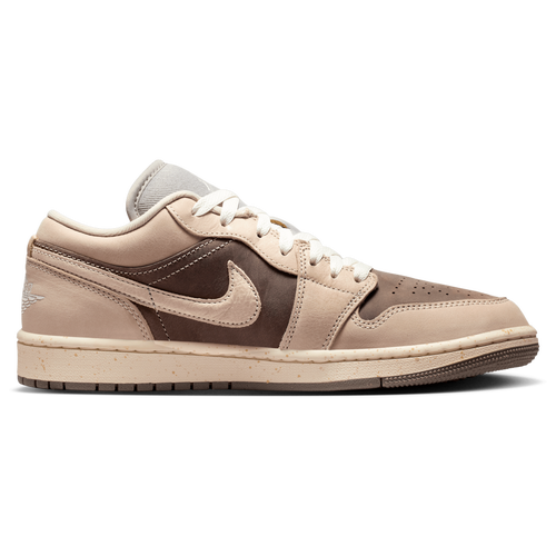Jordan Men's AJ 1 Low SE - Women's Basketball Shoes Size 10.0 - Enigma Stone/Oatmeal/Pale Ivory