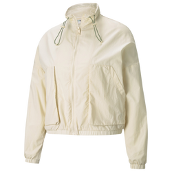 Women's - PUMA Infuse Wind Jacket - Beige/Khaki
