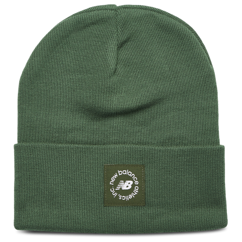  - New Balance Circle Graphic Knit Cuffed Beanie - Green