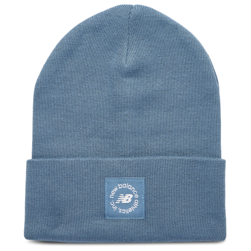 New Balance Circle Graphic Knit Cuffed Beanie - New Balance Blue