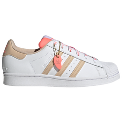 Women's - adidas Originals Superstar  - White/Pink