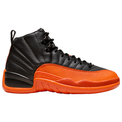 Women's - Jordan Air Jordan 12 Retro  - Brilliant Orange/White/Black