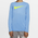 Nike Dry Legend Swoosh Solid L/S T-Shirt - Boys' Grade School University Blue/Volt/Solid Swoosh