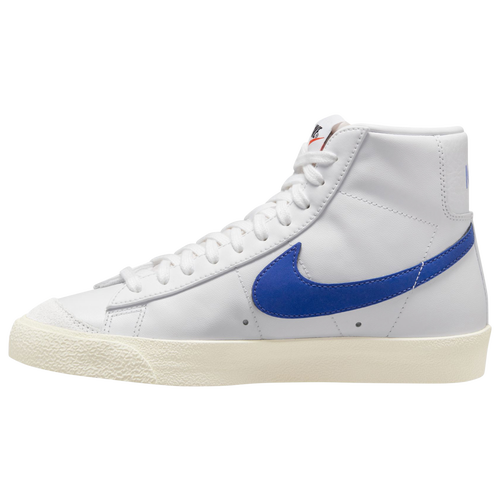 Nike blazer mid white blue best sale