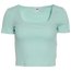 PUMA Classics Ribbed T-Shirt - Women's Eggshell Blue