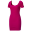 PUMA Classic Square Neck Ribbed Dress - Women's Beetroot Purple