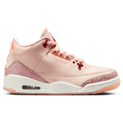 Women's - Jordan Air Jordan 3 Retro  - Coral/Gym Red