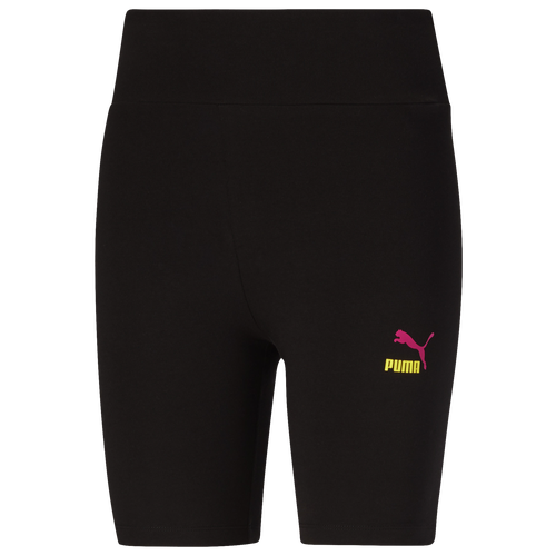 

PUMA Womens PUMA Classic 7Shorts - Womens Black Size S