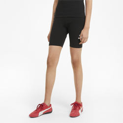Women's - PUMA Plus Size Classics Short Tights 7" - Black/White