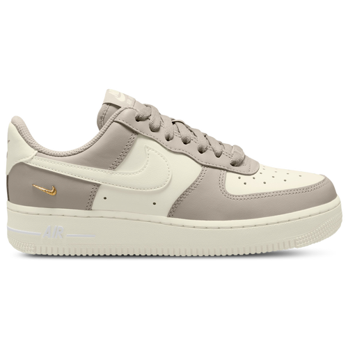 Nike Women's Air Force 1 '07 Low Cresent - Basketball Shoes Size 10.0 - White/Tan/Gold