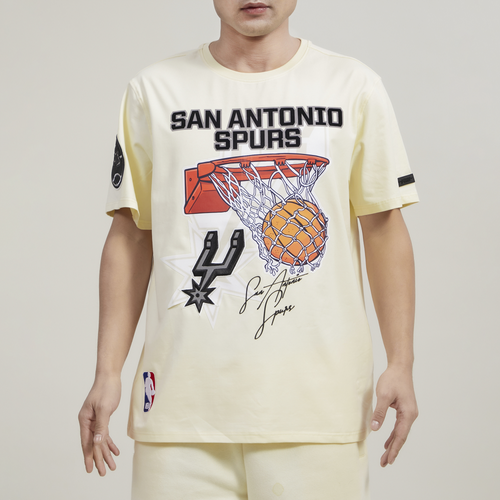 

Pro Standard Mens San Antonio Spurs Pro Standard Spurs Champ 2.0 T-Shirt - Mens Tan/Tan Size L