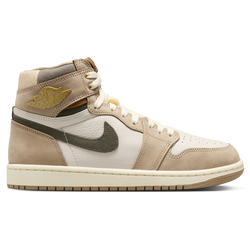 Women's - Jordan AJ 1 High - Brown/White