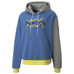 Men's - PUMA Black Fives Hoodie - Blue